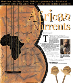 African music illustration